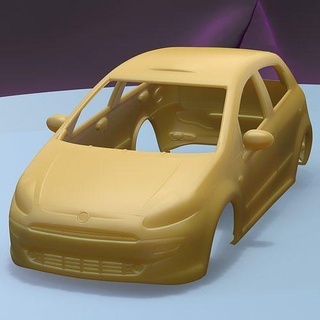 fiat Punto Evo 5 door 2010 yazdırılabilir araba vücut kapı yuva ölçülü Tamiya rc miniz kontrol tarayıcı Ninco Kyosho scx eksenel oyunlar oyuncaklar oyun Aksesuarlar 3d print model - Mito3D