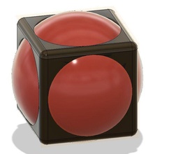 fidget cube jeux-jouets de la conception forme shining le mobilier statue jeux les jouets 3d print model - Mito3D