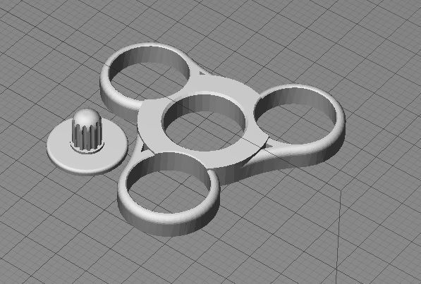 fidget spinner juegos-juguetes cojinete spin de juguete juegos los juguetes otros rodamiento 3D print model - Mito3D