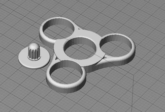 fidget spinner games-toys bearing spin toy games toys other 3d print model - Mito3D