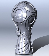 fifa 2018 cup 3d footbal art signs logos 3d print model - Mito3D