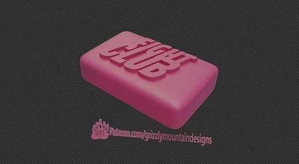 fight club soap bar mold wax candle fightclub scentsy hobby diy 3d print model - Mito3D