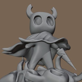 figura hueco Caballero caballero juego avispón canto seda nintendo vaso puro palidecer equipo Arte esculturas 3d print model - Mito3D