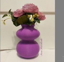 figured vase gardener indoor flower bowl bouquet element houseware general decor house 3d print model - Mito3D