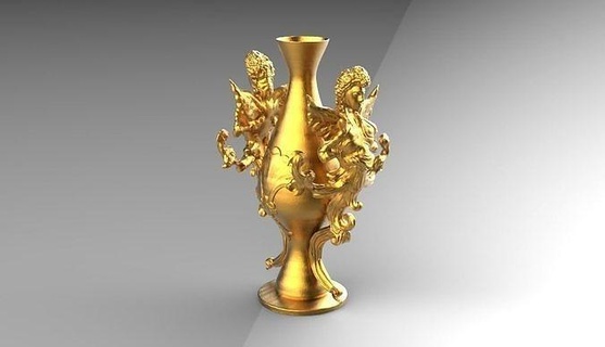 figurine souviner vase fleur décorateur Ménage statue articles ménagers maison meubles 3d print model - Mito3D