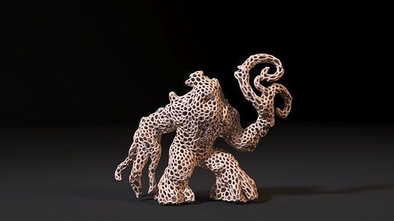 figurilla ent oronoi escultura antiguo lotr señor madera salvaje monarca imprimible fantasía árbol Arte miniaturas figuritas esculturas 3d print model - Mito3D