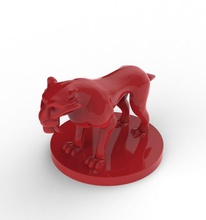 figurine tiger art statue animal nature sculptures 3d print model - Mito3D