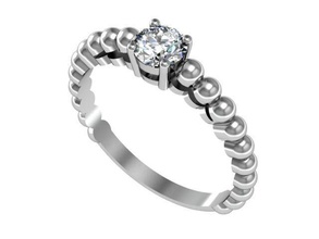 filigran Diamant-ring verschneiden 3djewelry genial cad diamond engagement gem gold Platin Schmuck jewelryprint jewelrywax kostbar Hochzeit ring finger - Fräsen kaufen luxary Ringe 3d print model - Mito3D