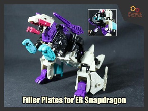 filler plates transformers earthrise snapdragon wfc games toys 3d print model - Mito3D