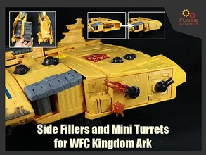 fillers mini turrets transformers wfc kingdom ark filler games toys 3d print model - Mito3D