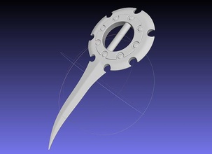 final fantasy rikku dagger assembly 3d printing replica cosplay costume videogame 10 games toys 3d print model - Mito3D