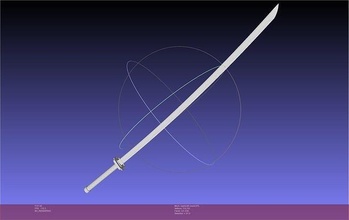 final fantasy vii sephiroth masamune sword printable assembly 3d printing replica cosplay videogame 7 games toys 3d print model - Mito3D