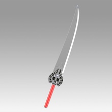 finale fantasia x 2 ffx2 paine spada cosplay arma puntello stampabile 3d modello digitale passatempo Fai 3d print model - Mito3D
