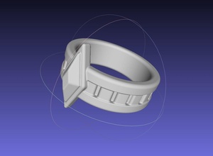 final fantasía xiv yshtola anillo imprimible modelo 3d impresión réplica videojuego disfraz cosplay ffxiv juegos juguetes 3d print model - Mito3D