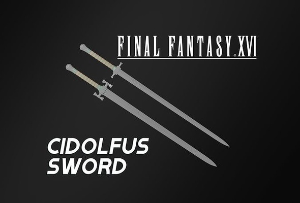 finale fantasia xvi cid spade ffxvi ff16 16 cydolphus spada cosplay puntello carattere giochi giocattoli gioco accessori 3d print model - Mito3D