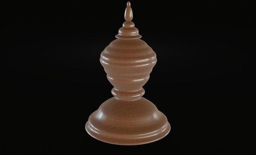 finial wooden chess piece wood wall stairs gate cupboard architecture wooden design interior victorian georgian antique pine walnut oak furniture chair house house interior wooden house wood chair architecture interior interior design wood house wood wall wooden chair wooden wall  3d print model - Mito3D