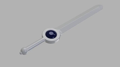 finn spada avventura bianca passatempo fai 3d print model - Mito3D