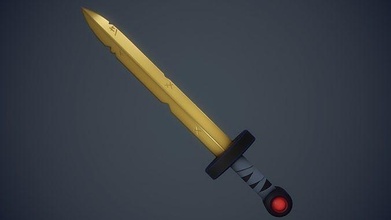 Finliler altın bıçak ağzı macera zaman kılıç kabza karikatür stilize bıçaklı silah finn varlık oyun video destek Kostüm oyunu oyunlar oyuncaklar 3d print model - Mito3D