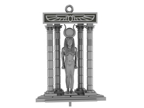 faraó cultura pedestal arte estátua joalheria 3d print model - Mito3D