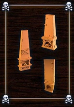 lareiras madeira torre cruz on jogador brinquedo jogos miniatura 3d 3dsculpture gametoys miniaturas gamers toque brinquedos borda pirata acessórios 3d print model - Mito3D