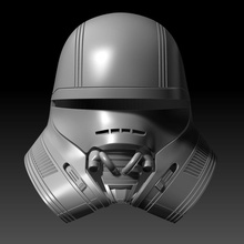 first order jet trooper helmet 3d printable model sw inquisitor cosplay costume sith fallen jedi hobby diy mask storm 3d print model - Mito3D