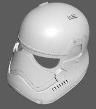first order stormtrooper printable helmet starwars firstorderstormtrooper firstorder cosplay 3dprint hobby diy 3d print model - Mito3D