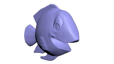balık 3d model doğa Sanat hayvan orman oyunlar oyuncaklar 3d print model - Mito3D