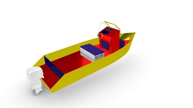 Angeln Boot Marine Fisch Meer Schiff Ozean Wissenschaft Ingenieurwesen 3d print model - Mito3D