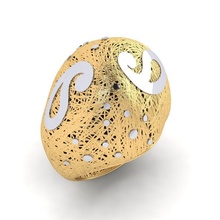 füzyon yüzük 33 vizyon altın takı moda parlak yazdırılabilir güzellik sterlin elmas gümüş çap modeller mücevher yüzükler fantezi 3d print model - Mito3D