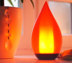 alev lambası ev lamba ateş led ışık pürüzsüz aydınlatma 3d print model - Mito3D