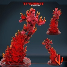 flame boy art toys miniatures sculptures tabletop games board 3d print model - Mito3D