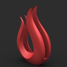 fuego servilleta soporte hielo cocina casa impresión comida 3d print model - Mito3D