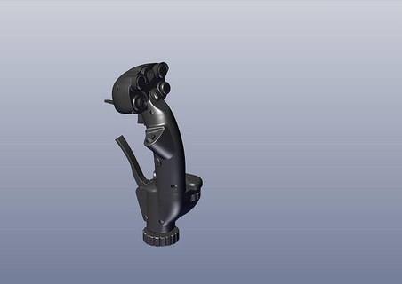 flanker style bâton 3d pc simulation DIY pla abs modèle électronique dcs volsim warthunder loisir joie libre mécanique pièces 3d print model - Mito3D