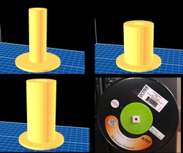 flashforge schöpfer profi oktave spule ärmel pack filament halter unterstützung stand ersatz zubehörteil universal werkzeug stl amf hobby diy mechanisch teile 3d print model - Mito3D
