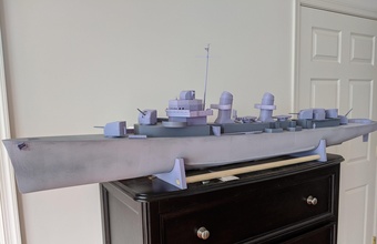 1 72 fletcher klasse zerstörer rc modell wwii schiff kriegsschiff diy fahrzeug marine windhund tiefenladung torpedo bofors hobby bensworx 3dprint 3d print model - Mito3D