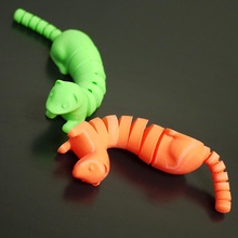 flexi hurón animal juguete lindo figura naturaleza estatua zoo arte esculturas juegos juguetes 3d print model - Mito3D