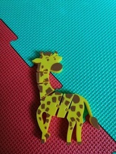 flexi giraffe game fun toy animal color games toys 3d print model - Mito3D