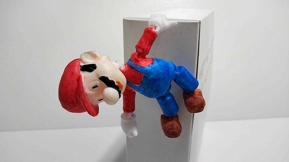flessibile Mario bross super luigi nintendo juegos game Boy progredire ds Stampa posto Giochi giocattoli wario sigaretta pesante wargaming 3d print model - Mito3D