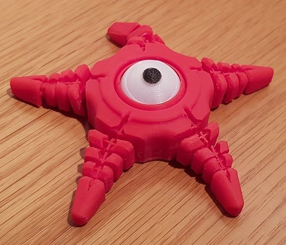 flexi starro dc estrella comics diablo conquistador film wb games toys board 3D print model - Mito3D