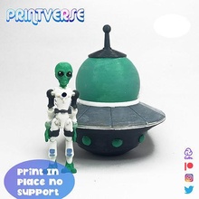 flexy alien ufo print printable creature sci fi spaceship toy space universe mars earth games toys 3d print model - Mito3D
