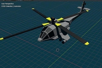 volando helicóptero aeronave avión cielo tecnología viaje militar volador ilustración vehículo audio dispositivo científico ciencias juegos juguetes 3d print model - Mito3D