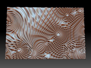 flux 7945 ondulé 3d-relief de fraisage cnc impression 3d art vectric la vectricaspire artcam cncfile d'autres 3d print model - Mito3D