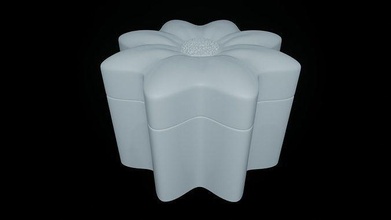 flor caja casa decoración envase accesorios 3d print model - Mito3D