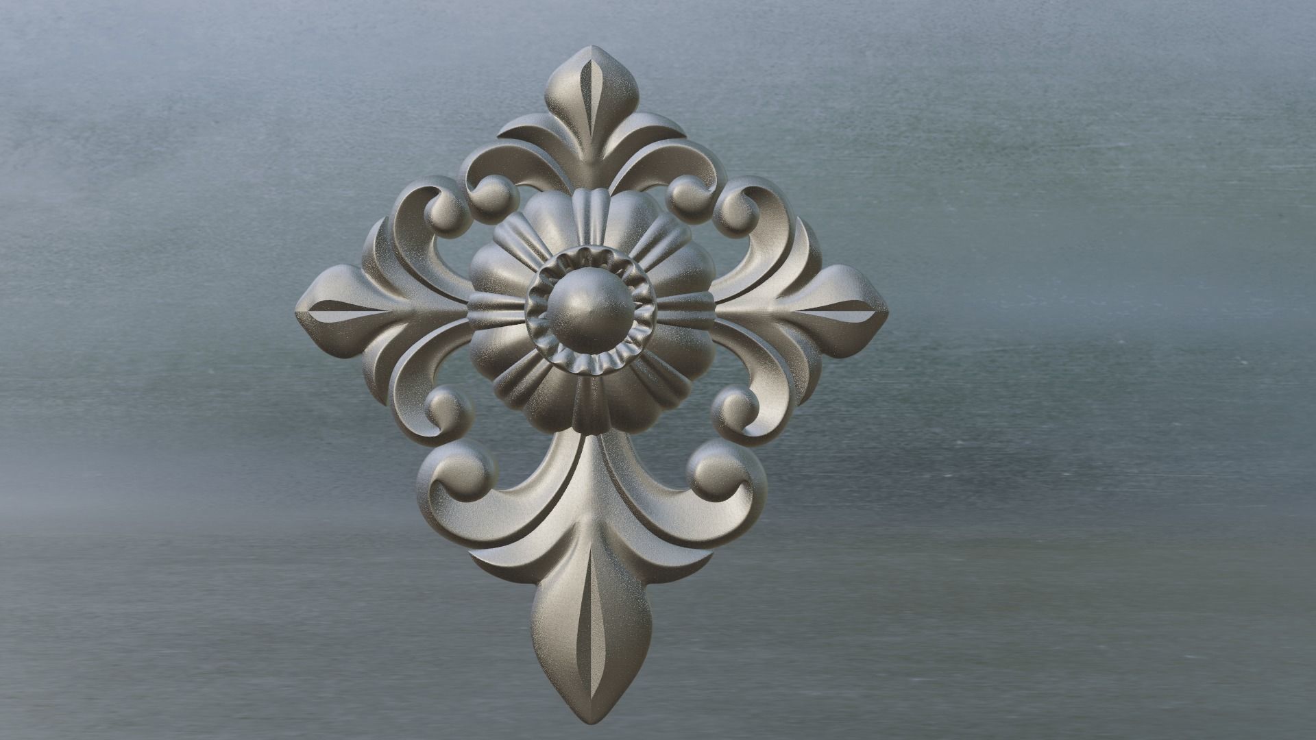 fiore arredamento interni contemporaneo arte sculture statua deco segni loghi scultura decorazione ornato antico religione religiou oggetto idea architettura medio spiritualità 3D print model - Mito3D