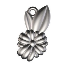 çiçek yaprak cazibe or kolye takılar benzersiz takı mücevher tasarımcı tasarım 3ddesign 3d 3dp 3dprinting yazdırılabilir çekiciliği sapı gümüş 3d print model - Mito3D