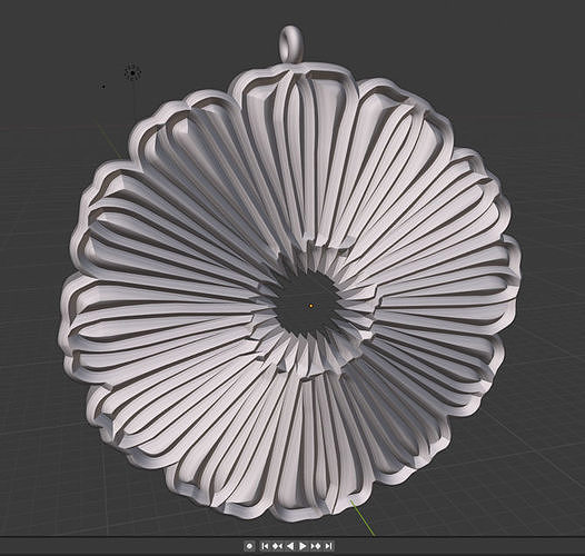 çiçek kolye 1 moda altın gümüş pirinç elmas yüzük mücevher yazdırılabilir angagem sterlin takı 3D print model - Mito3D