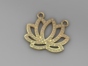 blume anhänger acessorios mode 3d matrix schmuck gold designer golddesigner jewellerydesigner juwel nashorn verschmelzung on trend modell einstellen diamant 3d print model - Mito3D