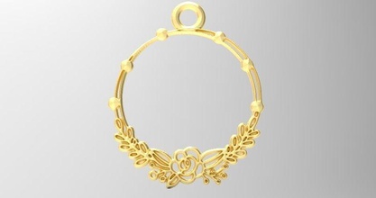 flower pendant - earrings fashion plant rose jewelray earrings pendant jewelry