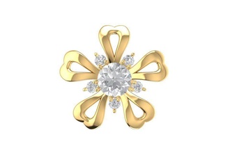 flower pendant women 1902 jewelry fashion accessories gold diamond man men woman unisex design fengshui rings 3d print model - Mito3D