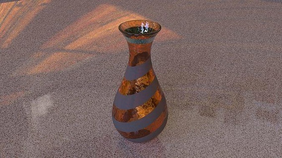 flower pot houseware glass interior flowerpot design decor pitcher furniture art 3d print model - Mito3D